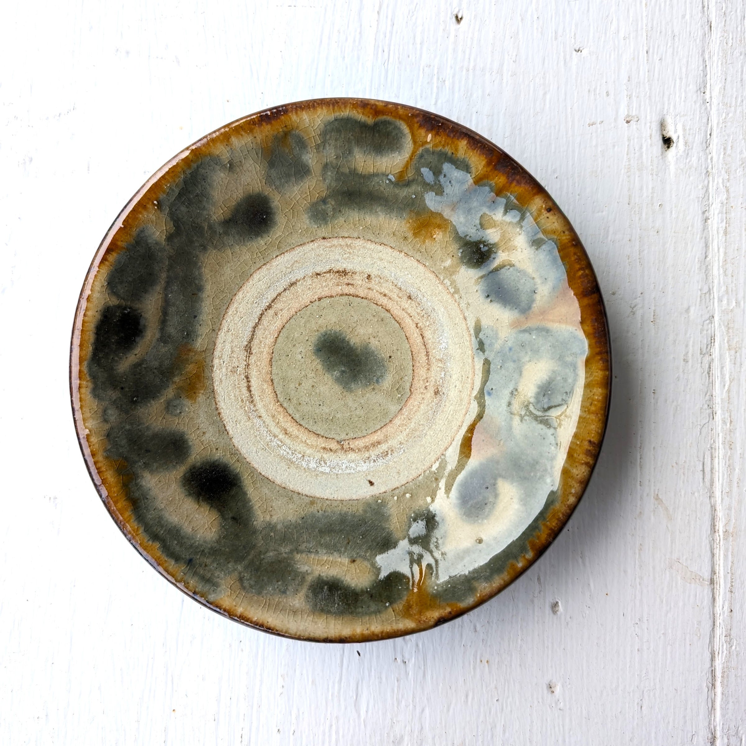 やちむん5寸皿 | 工房アマム Online Shop